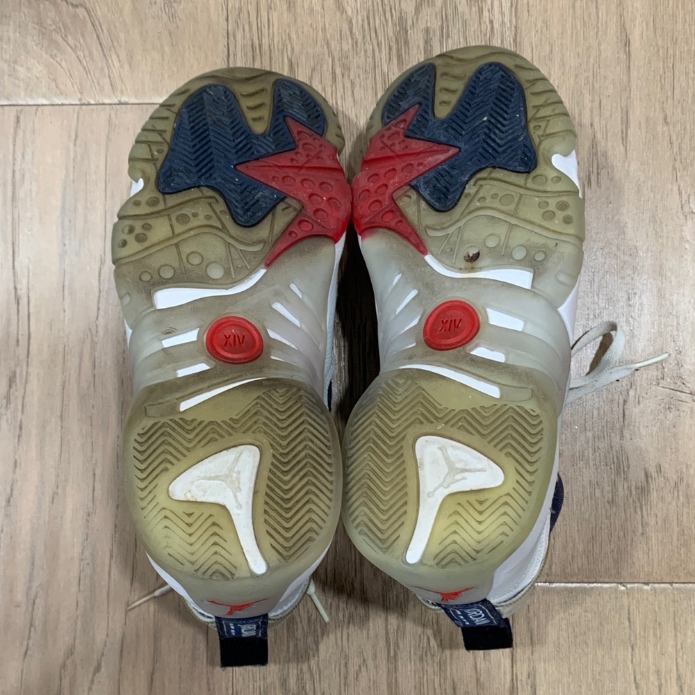 Jordan Men's Jumpman Two Trey White Midnight Navy Size 11 - Picture 9 of 9